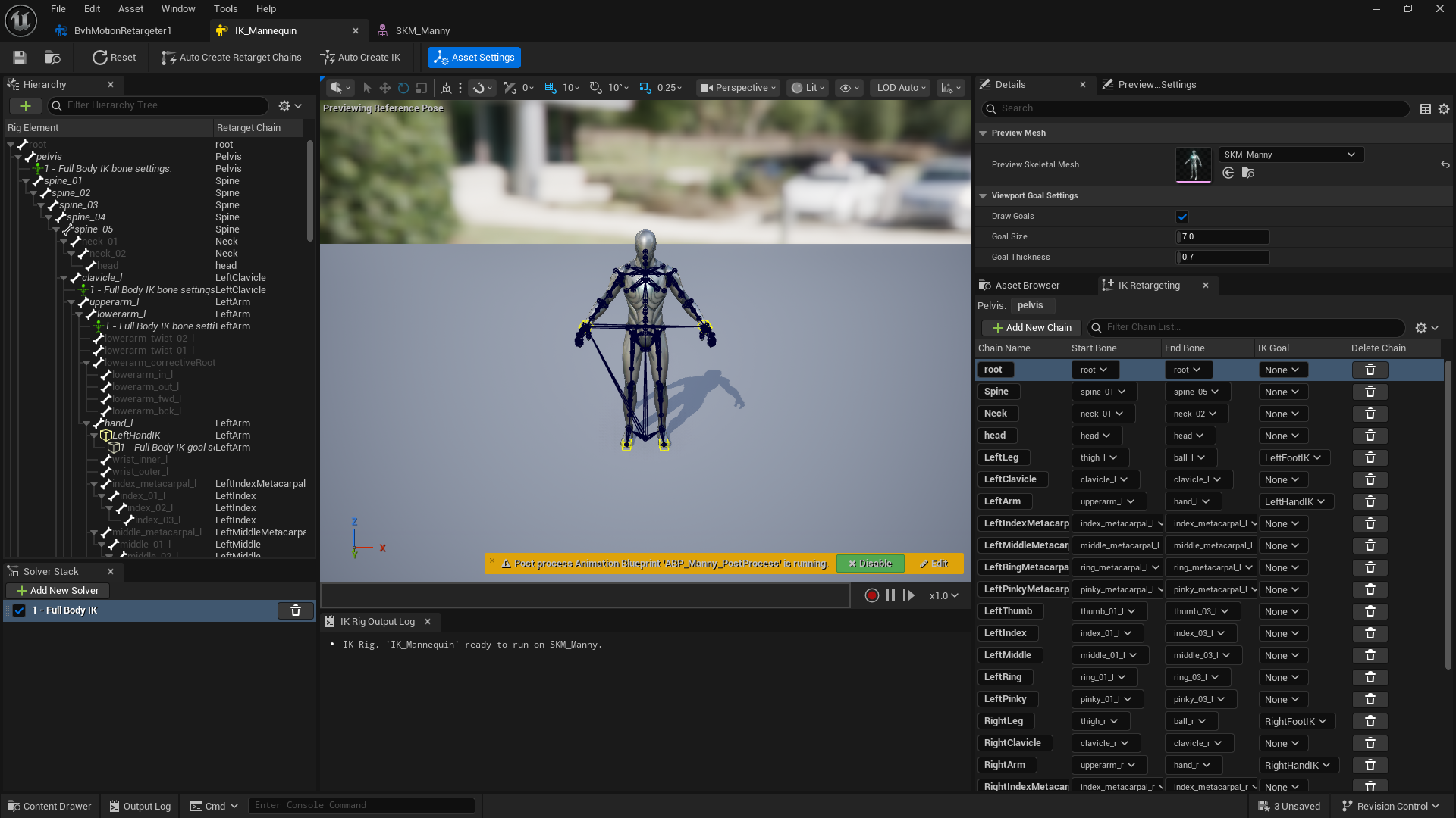 IK Rig setup example