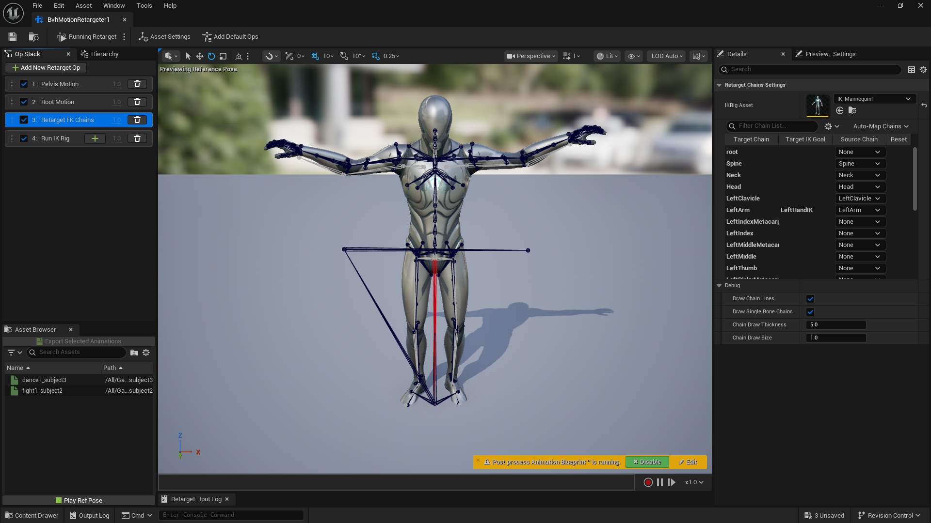 Retarget FK Chain Op
